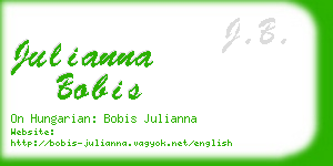 julianna bobis business card